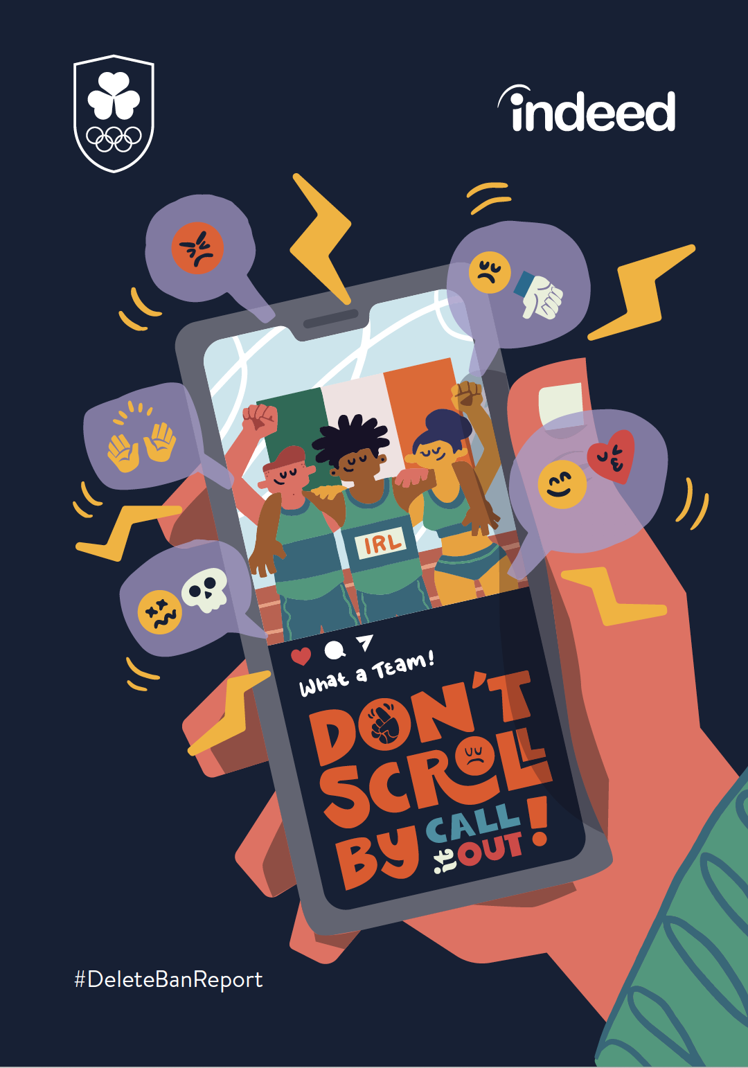 Cover illustration Don't Scroll By by Ashwin Chacko